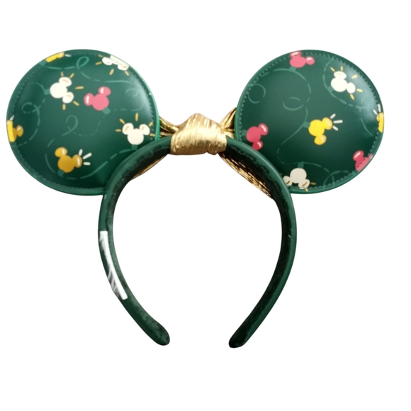 Disney Parks Mickey Icon Holiday Lights Ear Headband for Adults EUC. - Picture 2 of 2